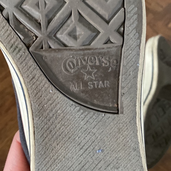 Blue Suede Converse size 8USM - Picture 3 of 7